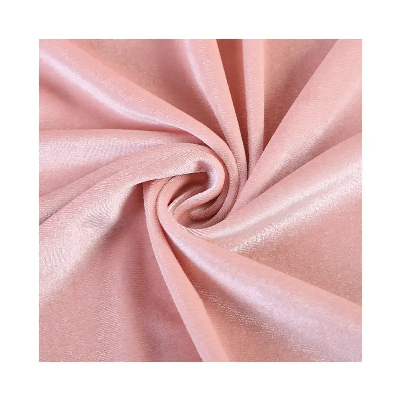 Hot Sale Multicolor Pure Silk Plaid Stock Brilhante Sentir Stretch Tecido De Veludo Coreano Para Vestuário