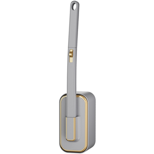 Nettoyeur de brosse de toilette de salle de bain jetable avec longue poignée sans coin mort brosse de remplacement propre brosse de toilette jetable - Product Image 6