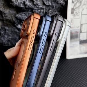 Funda Magnética Translúcida Mate de Alta Calidad para iPhone 17 15 16 Pro Max 17 Air con Película Protectora de Lente de Vidrio HD y Cubierta Suave - Product Image 5