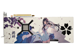 Tarjeta Gráfica Independiente Yeston RX6800XT 16G PCI 4.0 16X GDDR6 DirectX 12, Sakura Eye Flower, Nuevo Ventilador, Salida DP - Product Image 5