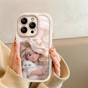 Custodia Protettiva Antiurto Creativa con Design di Lusso a <span class=keywords><strong>Capelli</strong></span> Ricci per iPhone 17 15 16 Pro Max 14 13 12 - Product Image 3