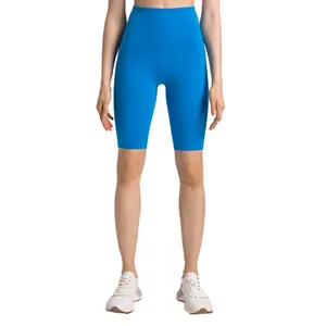 Qualidade Alta Suporte Compressão Nylon Shorts Apertado Abdômen Hip Lifting Workout Esporte Fitness Mulher Yoga Shorts