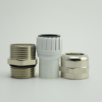 Nickel plated brass cable gland pg thread Pg9 with IP68 protection degree