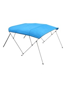 Sz Sz-4hip Gris clair, Capote <span class=keywords><strong>Bimini</strong></span> pour <span class=keywords><strong>bateau</strong></span> à 4 arceaux, 96"L X 60"-90", Housse de remplacement de qualité supérieure pour auvent, Neuve - Product Image 2