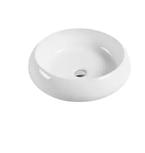 Offre Spéciale classique bol rond en céramique porcelaine comptoir art bassin lavabo