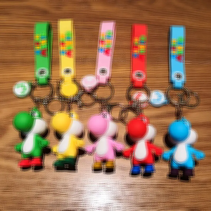 Dragoned Balls Z Goku Porte-clés 3D PVC Poupées Anime Mario Spiderman Porte-clés à collectionner Porte-clés Accessoires pour fans - Product Image 4