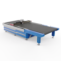 CNC oscillant 1625 Plus tapis de voiture coupeur numérique découpeuse de couteau à plat Vertical