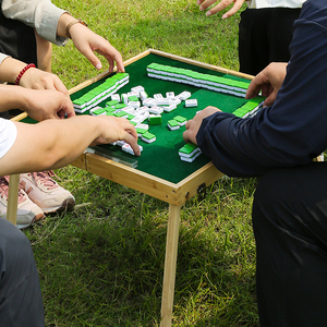 Wholesale YOUQI High Quality Automatic Mahjong <b>Table</b> <b>Folding</b> With Wheels <b>Outdoor</b> Entertainment - Product Image 2