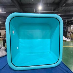 สระว่ายน้ำแบบตั้งพื้นพร้อมอุปกรณ์ครบชุด วัสดุ PVC สำหรับครอบครัว ใช้งานกลางแจ้ง รับผลิตตามสั่ง - Product Image 2