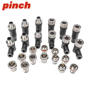 Conector Circular Pinch M12 de 4 Pines, Hembra, Impermeable, para Sensor, con Montaje de Brida - Product Image 4
