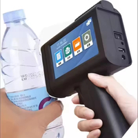 Máquina impresora de inyección de tinta de codificación de número de lote de código de fecha QR portátil semiautomático nuevo Motor PLC máquina de codificación de impresión a granel