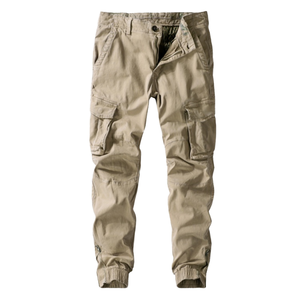 Pantalones Tácticos Casuales Elásticos Personalizados para Hombre, Pantalones Cargo Rectos Multibolsillos para Exteriores - Product Image 1