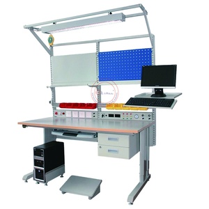 <span class=keywords><strong>Detall</strong></span>. acciaio banco di lavoro con funzione permanente ESD Antistatico - Product Image 1