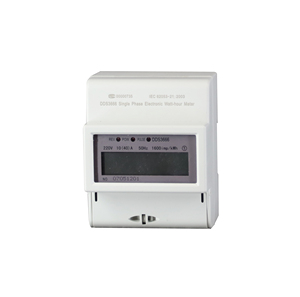 Compteur d'électricité intelligent DDS Din Rail RS485 Modbus RTU écran LCD relais intégré double <span class=keywords><strong>tarif</strong></span> bidirectionnel pour monophasé - Product Image 1