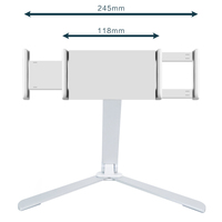 Support universel réglable pour tablette de bureau en métal paresseux Support pour tablette et PC pour téléphone portable personnalisable en plastique portable rotatif