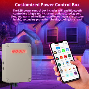 Gouly LED vĩnh viễn kỳ nghỉ đèn IP68 không thấm nước ucs7604 RGBW ngoài trời vĩnh viễn giáng sinh đèn LED - Product Image 5