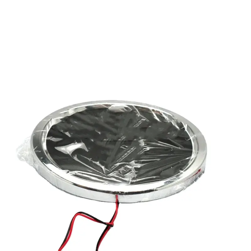 Hochwertiges Grill-Logo-Lichtoauto-LED-Korblicht-Raster-Aufkleber für Rav4 Reiz Crown Corolla Prado Avalon ALPHARD 4D-Logolicht