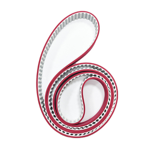 Courroie de distribution en caoutchouc PU robuste épaisseur supplémentaire personnalisée 8mm 10mm 12mm largeur en option sur mesure pour ligne de convoyeur à charge élevée - Product Image 2