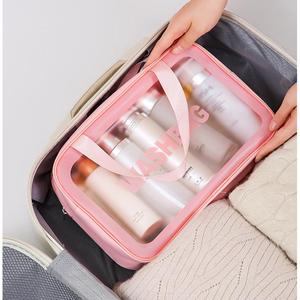 <span class=keywords><strong>Trousse</strong></span> da Toilette Impermeabile HANFEIZI con Logo Personalizzato, Beauty Case <span class=keywords><strong>Trasparente</strong></span> in PVC, Borsa per Cosmetici e <span class=keywords><strong>Trucchi</strong></span> da Viaggio - Product Image 6