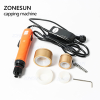 Machine de bouchage manuelle électrique ZONESUN ZS-XG60E pour bouchons de bouteilles en plastique à visser