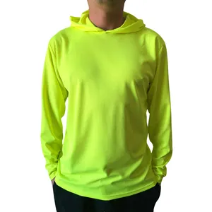 fast dry running hoodie bird eye cloth security shirts reflective hi vis blank hoodie men sweatshirts reflective shirt