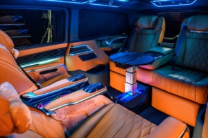 Di lusso multifunzionale modificato seggiolini auto con luce ambientale per Mercedes Benz V Class per velocista per Toyota Hiace - Product Image 4