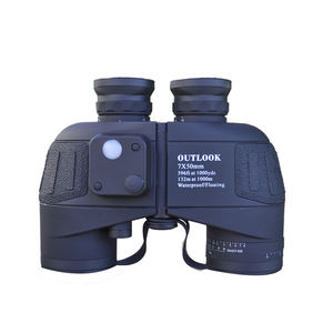 Jumelles marines OUTLOOK 7x50 avec télémètre intégré, boussole intégrée, robustes, étanches, mise au point individuelle, télescope flottant - Product Image 1