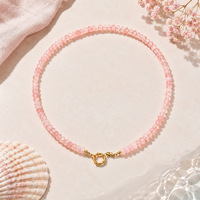 Collar de Cuentas de Colores con Baño de Oro de 18k SUMMLY Summer, Joyería Bohemia Apilable para la Playa de Verano, Versátil para Uso Diario