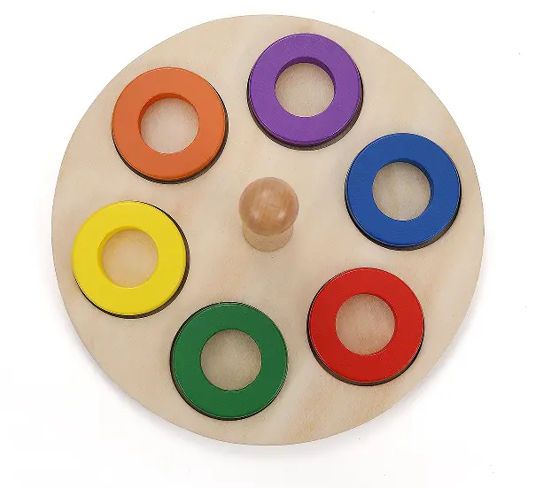 Leadjoy — jouets éducatifs en bois pour enfants, Puzzle, jeux empilables, anneaux