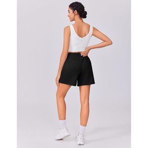 FOXA Womens Athletic Sweat Shorts High Waisted <b>Drawstring</b> With Pockets Soft Comfortable Casual Lounge Shorts - Product Image 3