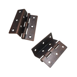 Charnière à trois plis Yuyao 76 mm en fer, épaisseur 1,5 mm, pour porte d'armoire, boîte en bois, charnière à angle droit - Product Image 1