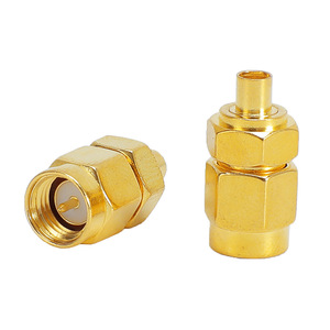 SMA để MMCX đồng trục RF kết nối adapter cho xe thoa kỹ thuật số đài phát thanh ăng ten trên không Nữ MMCX để nam SMA Adapter - Product Image 4