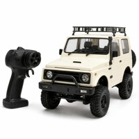Voiture télécommandée 4x4 RC SUV vintage 2 portes tout-terrain avec barre de protection et snorkel, homologuée EN71 CE, modèle de loisir pour adultes