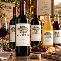 Étiquettes personnalisées de haute qualité pour bouteilles de vin rouge, avant et arrière, avec logo, art, texte, papier texturé, autocollants dorés, imperméables, résistants aux UV, en coton