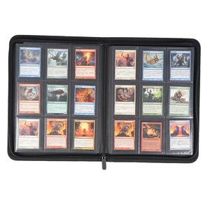 360 tasche con cerniera <span class=keywords><strong>Album</strong></span> a scacchi <span class=keywords><strong>Album</strong></span> in pelle personalizzabile raccoglitore di carte maniche raccoglitore di carte <span class=keywords><strong>Album</strong></span> di carte cartelle - Product Image 3