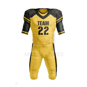 Conjuntos de uniformes de fútbol americano más vendidos, tamaños para adultos y jóvenes, Material de sarga de aparejos duraderos - Product Image 1