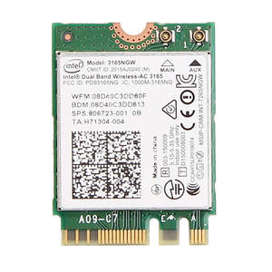 Tarjeta de red inalámbrica de doble banda 3165NGW Intel 3165AC 433Mbps 2.4G/5Ghz BT4.2 M.2 NGFF 802.11ac Adaptador WiFi <span class=keywords><strong>Wlan</strong></span> - Product Image 2