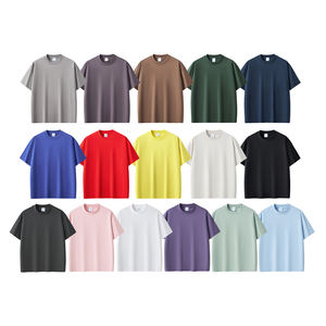 Camisetas de Algodón 100% de Alta Calidad al por Mayor para Hombre, Camisetas Lisas con Impresión DTG Personalizada, Camiseta Blanca Extra Grande - Product Image 1