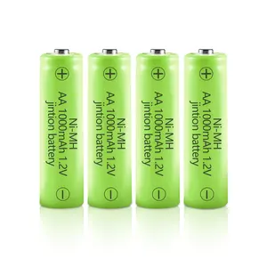 JINTION 1000mAh 1.2v NiMH Recharge Battery Pack AA NiMH AA Rechargeable Batteries