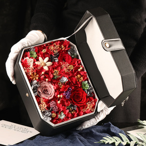 Rosas Preservadas en Caja - Ramo de Flores Eternas, Regalo de Navidad para Esposa, Mamá, Cumpleaños o Día de San Valentín con Rosas Eternas - Product Image 1
