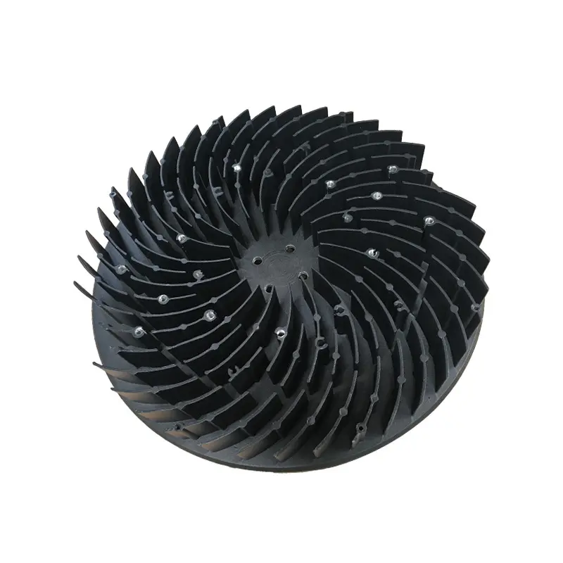 Factory Custom Cold Forging Large Round Aluminum Heat Sink for Led