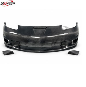 Pare-chocs en fibre de carbone C6, pare-chocs avant en fibre de carbone pour <span class=keywords><strong>Corvette</strong></span> C6 2005-2013 (Modification) - Product Image 3
