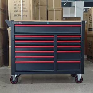 Promoción 2026 CE: Caja <span class=keywords><strong>de</strong></span> <span class=keywords><strong>Herramientas</strong></span> con 12 Cajones, Resistente, 296 Piezas, para Almacenamiento en Garaje o Taller, con Ruedas - Product Image 4