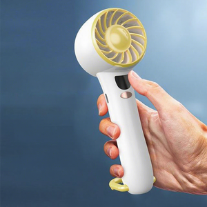 Ventilador de Mano Recargable de 1200mAh, de Alta Velocidad, Tres Velocidades, Mini Ventilador Portátil de Mano con Motor sin Escobillas, Batería, para el Hogar, Venta al Por Mayor de Fábrica - Product Image 1