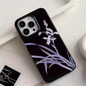 Funda de teléfono suave con estampado de flores de orquídeas de lirio para <span class=keywords><strong>iPhone</strong></span> 16 15 14 13 12 11 Pro Max XS XR X 7 8 Plus SE <span class=keywords><strong>2020</strong></span> 2022, funda a prueba de golpes - Product Image 5
