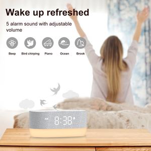 HiFiD Trending Products 2024 Nuevas llegadas Cargador inalámbrico Reloj despertador digital Máquina de ruido blanco <span class=keywords><strong>para</strong></span> <span class=keywords><strong>dormir</strong></span> - Product Image 5