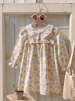 Robe smockée personnalisée à motif imprimé Jiefute, motif floral lapin mignon, smockage machine, vêtements de boutique pour tout-petits et enfants