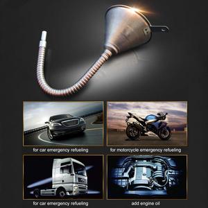 Funil de Metal com Bico Flexível de 12 Polegadas, Ferramenta Automotiva para Enchimento de Óleo, Líquido, Gasolina e Diesel, Ferramentas Profissionais para Oficina - Product Image 3