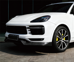 Para Porsche Cayenne 2018 2019 2020 2021 <span class=keywords><strong>2022</strong></span> 2023 9Y0.1 Conjunto de Labio Delantero <span class=keywords><strong>TKT</strong></span> Mejorado de Fibra de Carbono Seca - Product Image 5