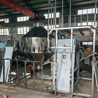 Mesin Pencampur Bubuk Kerucut Ganda Stainless Steel Blender Bahan Padat Kering untuk Bahan Makanan Komersial